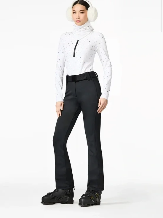 Goldbergh Pippa Black Boot-Cut Ski Pants NWT Size Small US 8. - Picture 2 of 7
